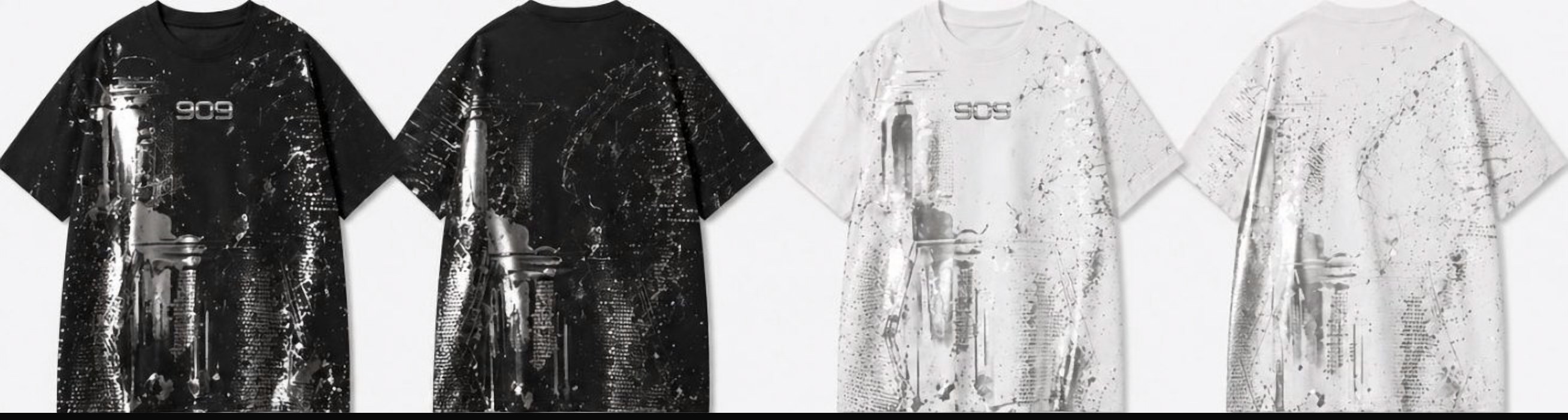 Splatter tees
