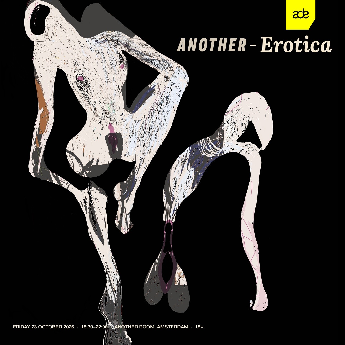 Another Erotica, Friday 23 October 2026, 18:30–22:00, 18+