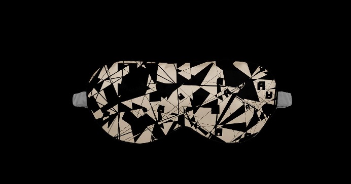 Silk sleep mask, Another Room print